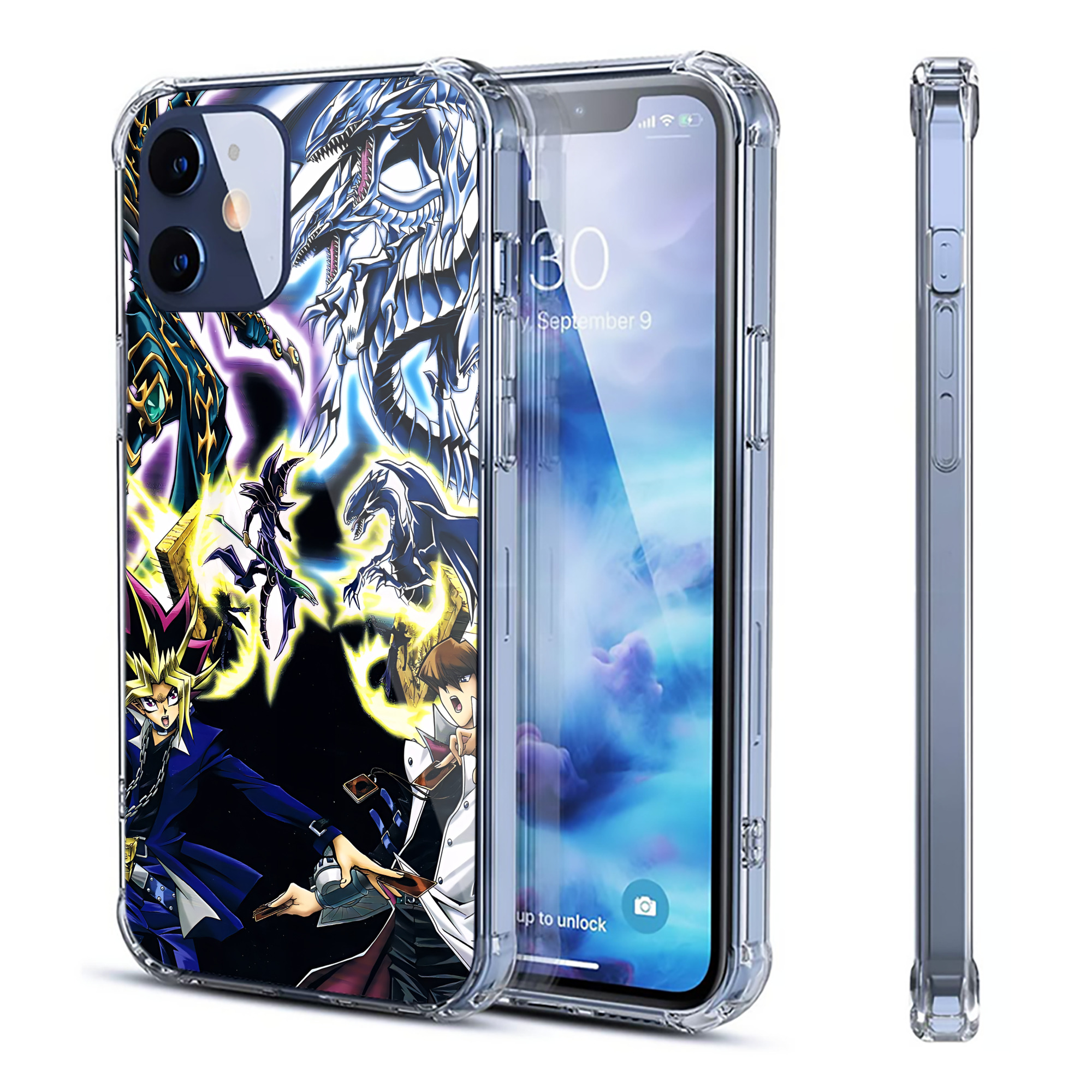 （画像用） 遊☆戯☆王 Yu-Gi-Oh! 【iPhone 12シリーズ対応】透明スマホケース（クリアソフトケース）
